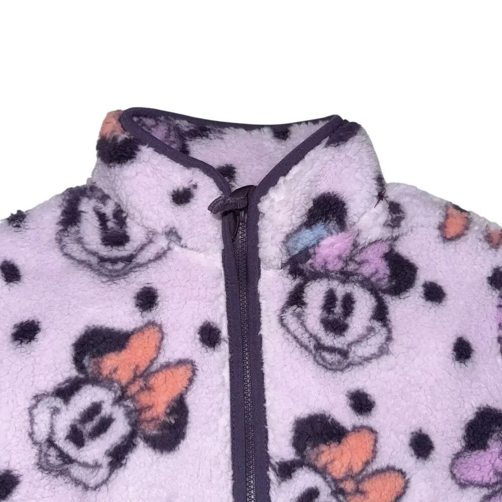 Fleece Jacket Girl's Jumping Beans Disney's Minnie Mouse High Pile SZ/12